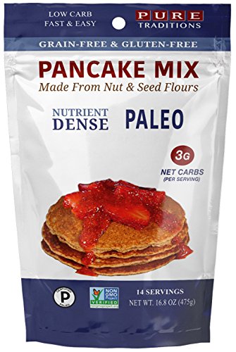 Certified Paleo Pancake Mix, Gluten & Grain Free -- 16.8 Oz (14 Serving) - Thumbnail 4