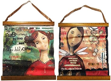 Inspirational Kelly Rae Roberts Wall Hanging Sets (Be Grateful)