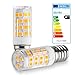 Albrillo E12 LED Candelabra Bulb, Warm White 3000K, 5 Pack (Clear(40w equivalent))