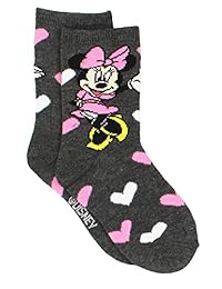 Calcetines Disney Minnie Mouse para niñas, paquete de 3 (niño pequeño   niño pequeño   niño grande)