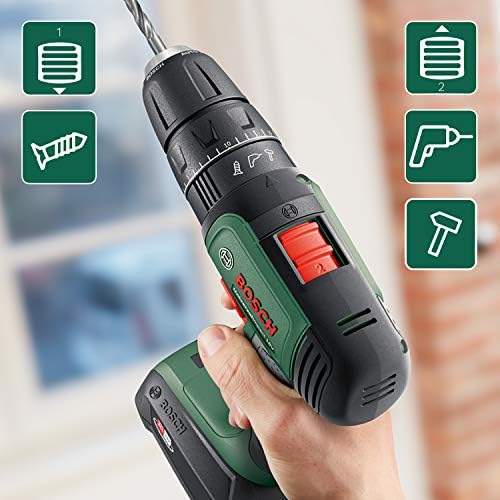 Home and Garden, Trapano Battente-Avvitatore a Batteria UniversalImpact 18 (1 Batteria, Sistema 18 Volt, in Valigetta), Mandrino 10 mm