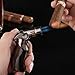 Jobon Black Quad Jet Straight Flame Butane Spray Torch Cigar Lighter One Second to Cool Down,Genuine Authorization …