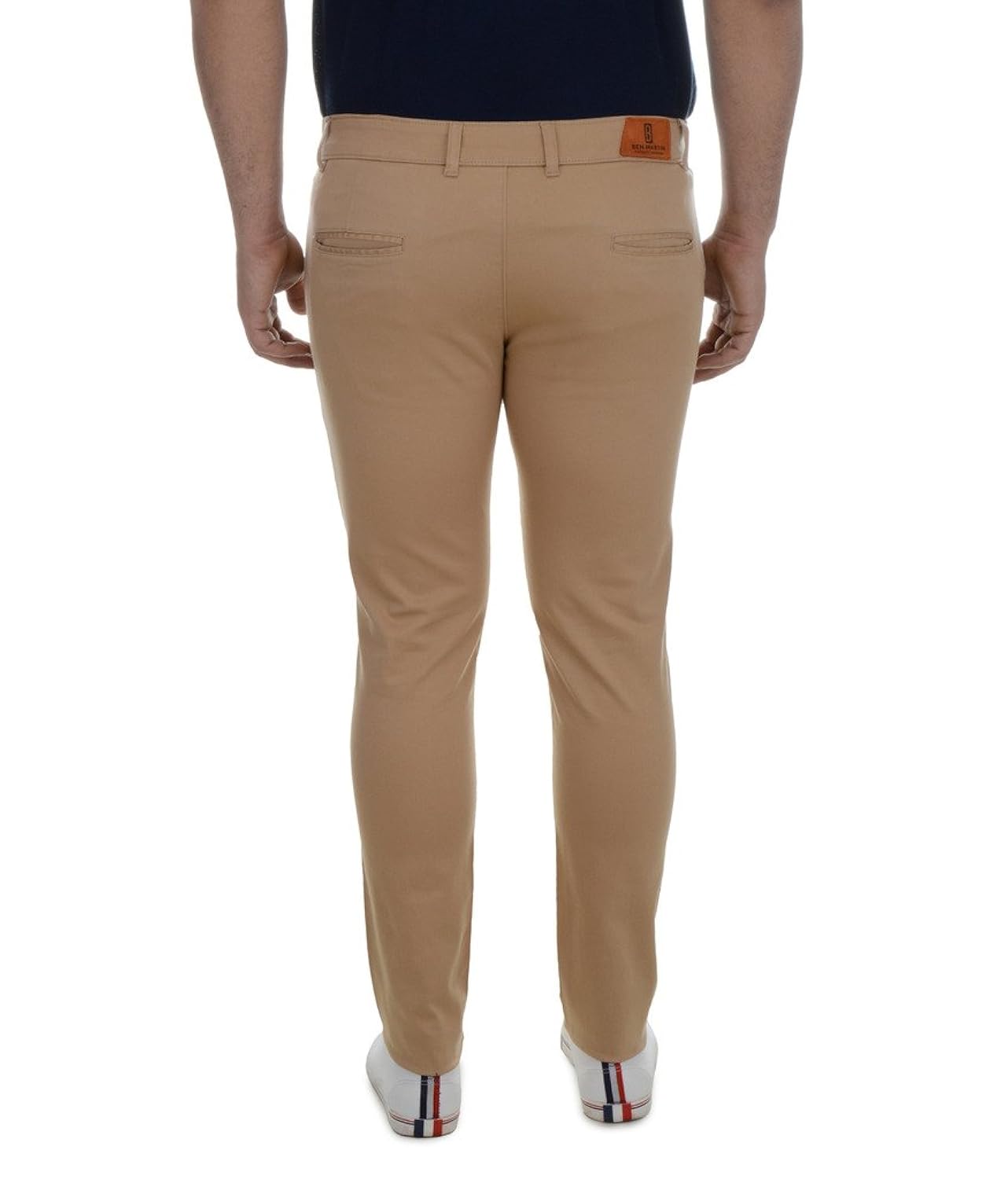 ben martin men's cotton regular fit trousers