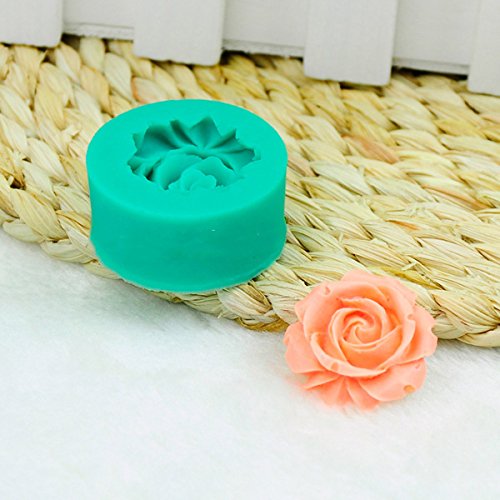 3D Silicone Rose Fondant Mold Pasrty Cake Decorating Mould Baking Tool Bakeware by DOM
