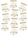 Chicnow Bridesmaid Gifts Bangle Bracelets for Women Set of 10