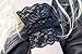 Lace Wrist Cuff Bracelet (Black) Stretch for Women