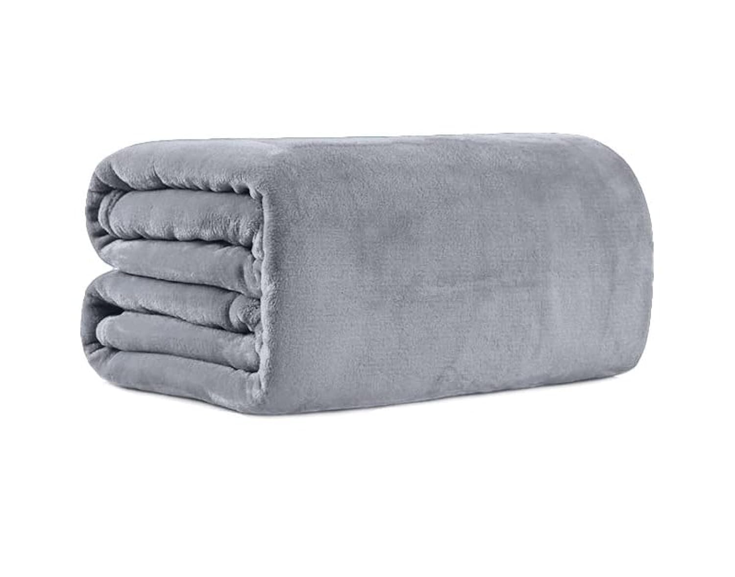 Bear & Panda Flannel Fleece Throw Blanket G Large Travel Sofa Bed Blanket Super Soft Fluffy Warm Throws Microfibre Blankeyrey (Grey, 127 x 152 cm) — image 1