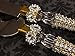 Wedding Rhinestone Cake Knife and Server Set for Anniversary Sweet 16