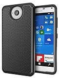 Lumia 650 Case, Cimo [Shockproof] Case Heavy Duty Shock Absorbing Dual Layer Protection Cover for Microsoft Lumia 650 (2016) - Black