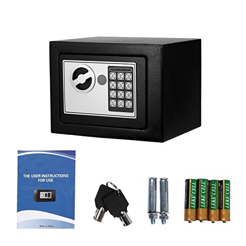 image for Vividy Mini Security Safe, Electronic Digital Steel Security Box, Safe