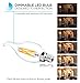Hyperikon LED B11 Bulb Dimmable, 40 Watt (4W), Filament Candle Vantage Lights, E12 Base, 3000K, Flame Tip, UL, 6 Pack