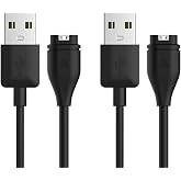 TUSITA Charger Cable Compatible with Garmin Watch - 2 Pack - 1M
