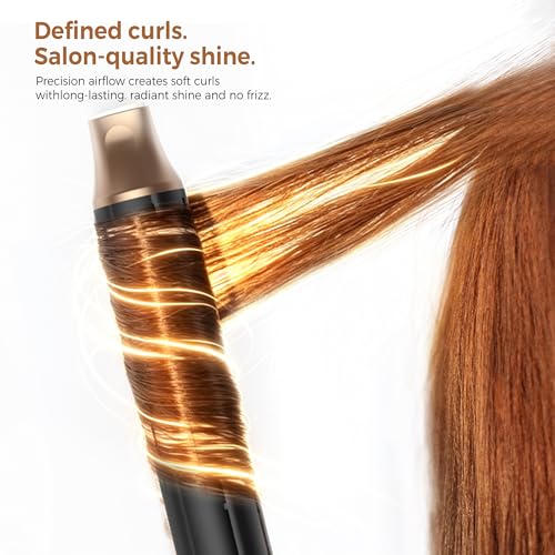 UKLISS Seche Cheveux Hair Styler 6 en 1,Diffuseur Cheveux Bouclés, Fer à Boucler à Air de 30 mm,LCD Affichage de la Température,Air Styler Multifonctionnel 1000w,Pour Lisser, Boucler les Cheveux