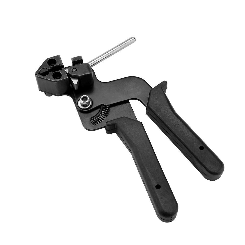 Cable Tie Automatic Tensioner Cutter Tool,Cable Tie Gun,for Self-Locking Stainless Steel Cable Ties, Ladder Stainless Steel Cable Ties