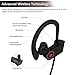 Bluetooth Headphones, COMESONG Wireless Earbuds IPX6 Waterproof HD Stereo Sweatproof Sports Earphones with Mic,10 Hrs Working Time for Running Gym Workout Earbuds Secure Fit Noise Cancelling Headsets