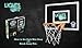 Rough House Lights-Off Glow in the Dark Mini Basketball Hoop