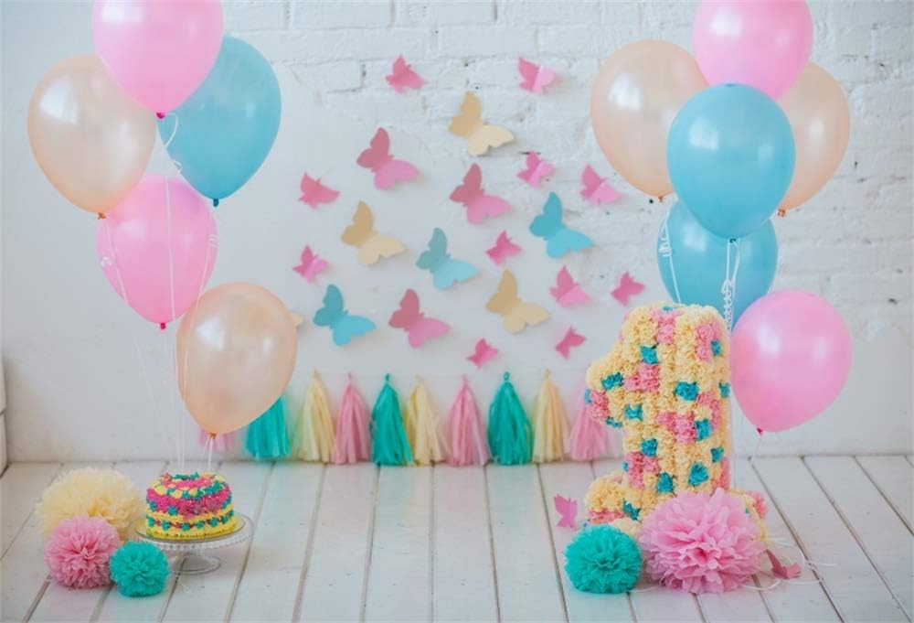 High Tech Decors Cassisy 1 5x1m Vinyle 1er Anniversaire Toile De Fond Photo Bon Anniversaire Papier Peint Princesse Crown Pink Stripes Fond De Studio Photo Bebe Enfant Photographie Props Photobooth