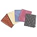 b.m.c BMC Mens 5 pc Mixed Pattern Large 12 inch Pocket Square Fashion Handkerchief Accessories - Set 4: Regalia