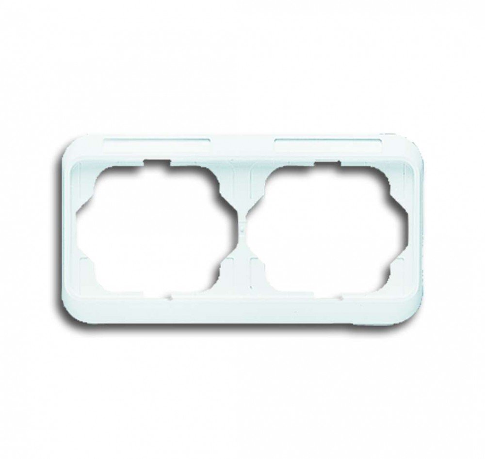 Busch-Jaeger Frame for 2 Sockets with Window, Horizontal, 1722NS 24