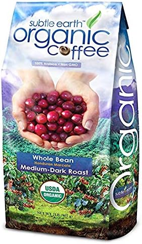 Cafe Don Pablo 2LB Subtle Earth Organic Gourmet Coffee - Medium-Dark Roast - Whole Bean Coffee USDA Certified Organic 2 Pound