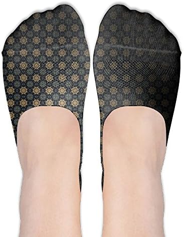 Floral Pattern Abstract Creative Women's Polyester Cotton Ship Socks Stockings