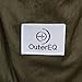 OuterEQ Portable Nylon Fabric Travel Camping Hammock Army/Olive