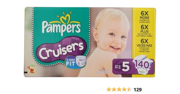 pampers cruisers size 5 weight