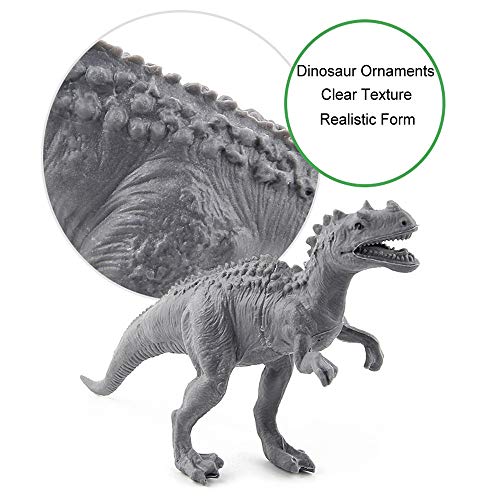 Wenini Dinosaur Toys Sets for Kids, 20 Pieces Plastic Dinosaurs Figures Include Triceratops, Brachiosaurus, Spinosaurus,Stegosaurus, Pterodactylus, T Rex Toys for Boys and Girls (20 Pieces) - Thumbnail 6
