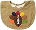 Mud Pie Baby-Boys Newborn Football Turkey Bib