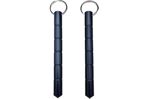KUBATON GladTime Keyring aluminum Blunt Force in Black, Self Defense Weapon for Women Ladies Girls