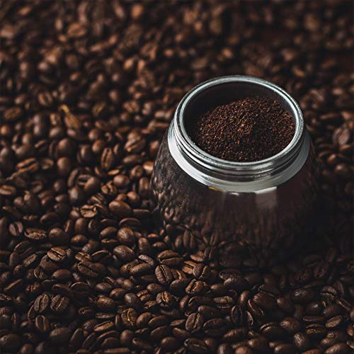 FOSKU Espressokocher für Herd, Edelstahl, Mokkakanne, italienischer Stil, Espressokanne für 6 Tassen, 300 ml (Silber) – Bild 5