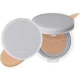 Rom&nd Nu Zero Cushion (05 Sand 25) Long Lasting, High Coverage, Semi Matte Finish, Flawless Complexion Without Cakey Face, Makeup Base and Fixer, Thinly Layered, Korean Cushion Foundation