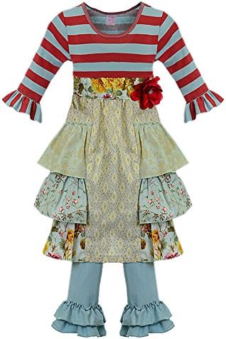 Giggle Moon Big Girls' Gracie Book of Life Dress 7 Light Blue