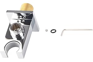 F Y290 Shower Outlet Elbow Holder, B Head Bracket Wall Ector, Thick Plating for Hand Shower and Bidet S, to Inl Hose Holder f