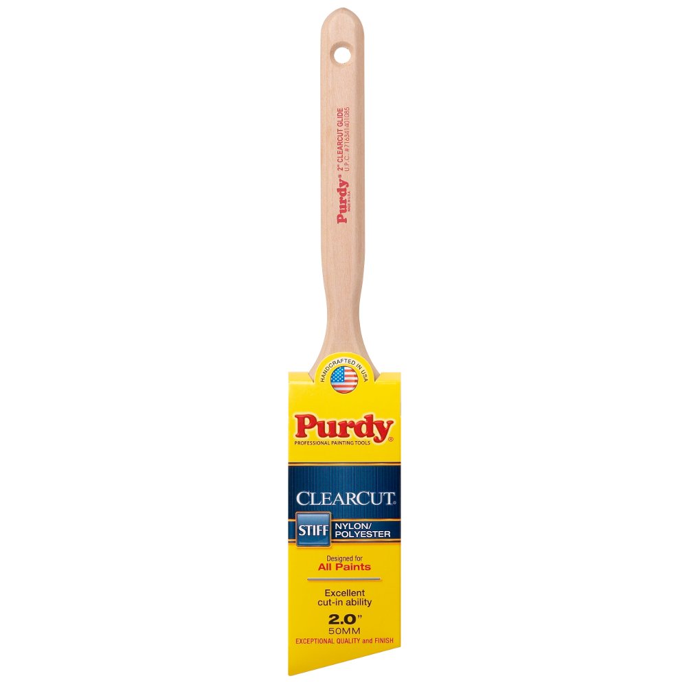 Purdy 144152120 Clearcut Glide Trim Brush, Multicolor, 2" — image 1