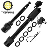 Trailer Hitch Lock Pin - Locking Hitch Pin Set 5/8''and1/2'' Extra Long Trailer Hitch Pin, Safety Clip and O-Rings - Hitch Pin Lock for Heavy Duty Tow Locking - Trailer Pin Lock fits all Class Hitches