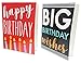 Best Paper Greetings Large Birthday Cards Box Set – 12 Pack Jumbo Happy Birthday Cards, 6 Assorted Designs, Birthday Cards Bulk, Envelopes Included, 8.5 x 11 Inches
