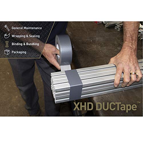 IPG XHD DUCTape,  Extra Heavy Duty Duct Tape,  1.88" x 60 yd, Silver (Single Roll) - Thumbnail 2