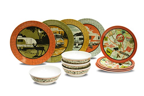 Camp Casual (CC-001) 12-Piece Dish Set
