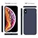 Liquid Silicone Case Compatible with iPhone Xs Max 6.5 inch (2018) Navy Blue