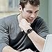 Valkit 2 Packs for Galaxy Watch 7 6 5 4 FE Band Pro Classic 43/47/45/40/44/42/46mm No Gap Elegant Casual Solid Stainless Steel Metal Wristbands Women Men for Samsung Galaxy Watch Active 2(Black+Black)