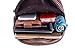 Chrysansmile Genuine Leather Shoulder Sling Backpack Bag Unisex Outdoor Crossbody Sling Pack Sport Daypack One Size