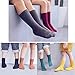 VWU 6 Pack Little Girls Boys Tube Socks Knee High Socks 1-8 years (S (1-3 years))