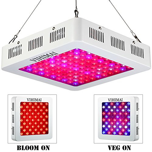 VIHIMAI 1000w LED Grow Light Triple Chips Optical Lens-Series Full Spectrum Grow lights with UV and IR for Indoor Plant Greenhouse Hydroponic Veg and Flower …