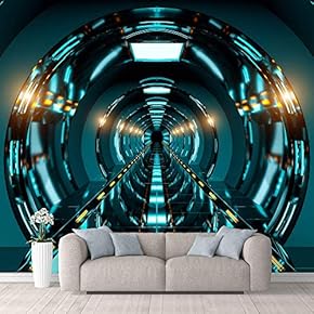 Wall Mural Impression of The Future Removable Self-Adhesive Large Wallpaper - 66x96 inches