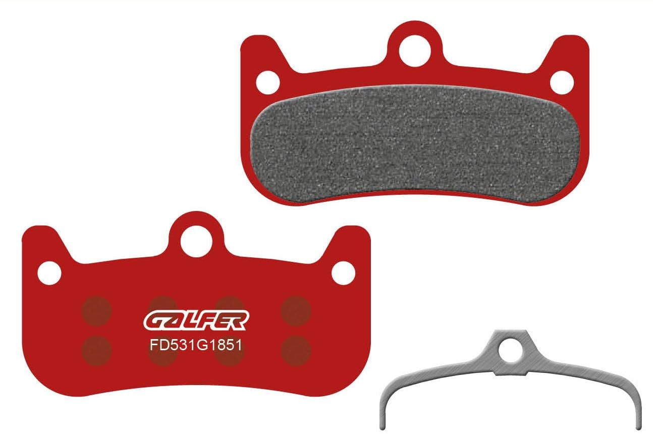 Galfer Formula Cura 4 Advanced Bicycle Brake Pads G1851 Adult Unisex, Red, One Size