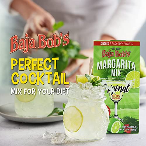 Baja Bob's Original Margarita Mix Singles (Contains 8 SingleServe