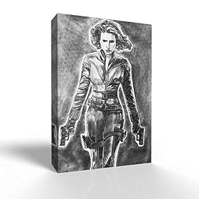 Marvel Avengers Black Widow Painting Wall Poster Decor...