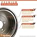 Max DS923342 Rear Premium OE Replacement Drums and Shoes Combo Brake Kit