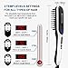 Beard Straightener for Men Ionic hair straightening brush Beard/Hair straightener with Anti-Scald Feature Portable Beard Straightener Comb with LED Display For Home & Travelthumb 3